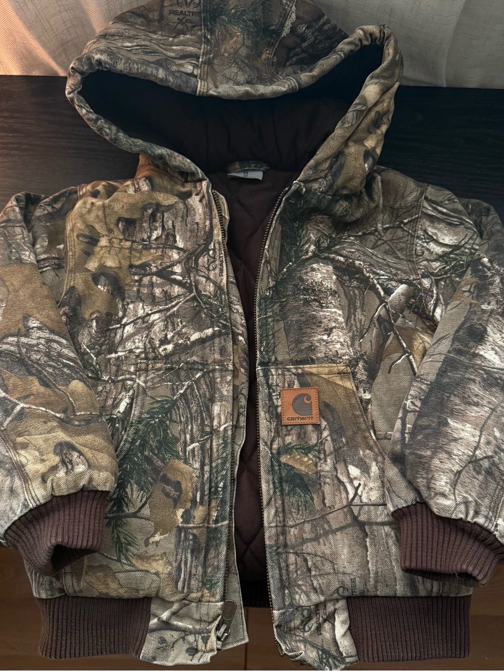 Carhartt x Real Tree Kids' Camo Hooded Jacket